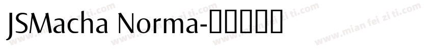 JSMacha Norma字体转换